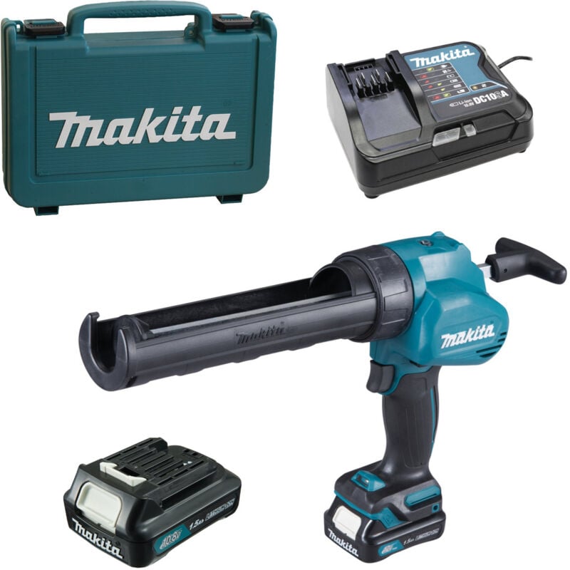 Pistolet à cartouche sans fil 12V CG100DSYEX avec 2x batteries 1,5 Ah + chargeur en coffret - Makita