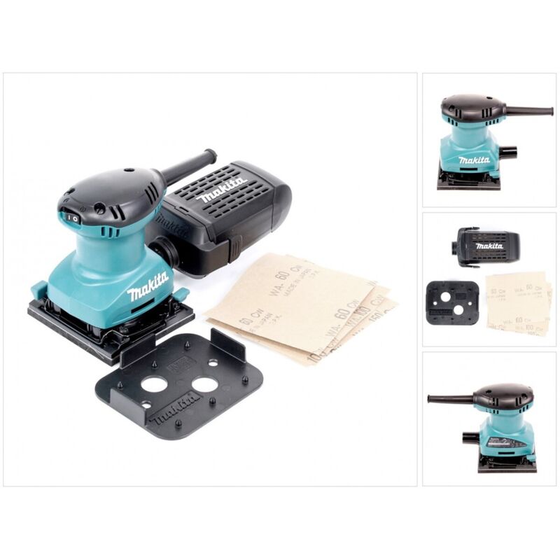 Ponceuse Vibrante MAKITA BO4557 – 180 W, 14 000 tr/min, Aspiration Intégrée
