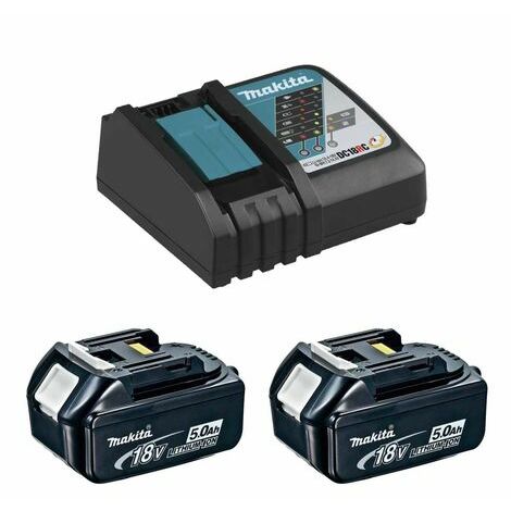Makita Power Set (2 x 18V 5,0 Ah DC18RC)