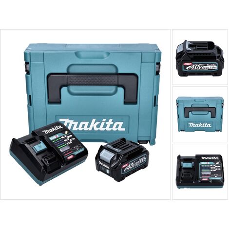 Makita Power Source Kit 1x BL 4025 Akku 40 V max. 2,5 Ah XGT + DC 40 RA Ladegerät + Makpac