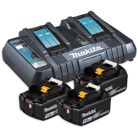 Makita PowerSourceKit 18V 3x 5,0Ah 1x DC18RD