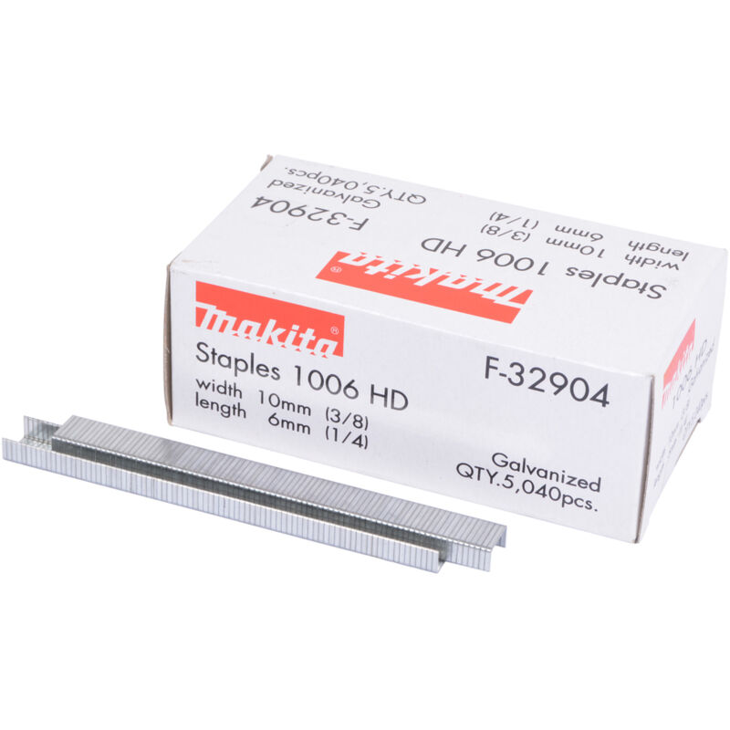 Graffette Makita 6 x 10 mm, 5.040 pz. vuoto - 6 x 10 mm - 5.040 pz.