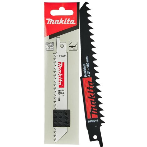 Makita Quick Coarse Cut Wood Reciprocating Saw Blades