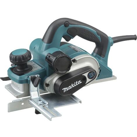 Makita – Rabot électrique 1050 W 82 mm – Profondeur de rabotage 4 mm – Moteur performant pour bois dur – Coffret Makpac – KP0810CJ