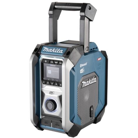 Makita – Radio de chantier FM DAB DAB+ Bluetooth – Indice de protection IP65 – Alimentation secteur et batterie – Puissance 2 x 5 + 25 W
