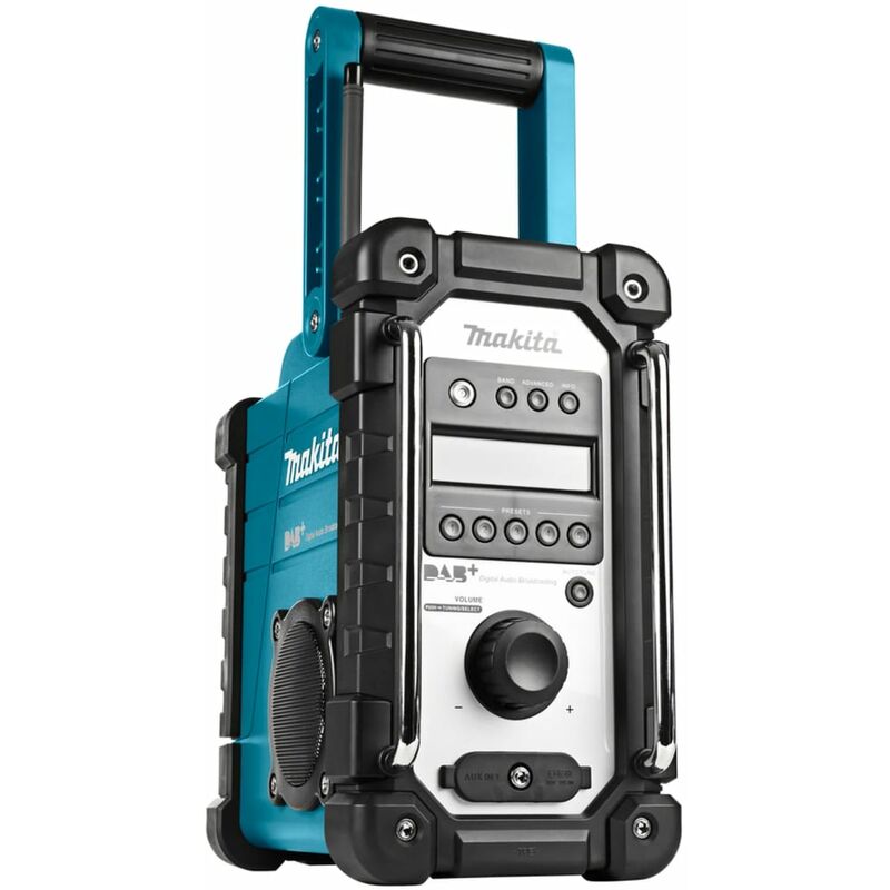 

Makita Radio de construcción sin baterías ni cargador azul y negro