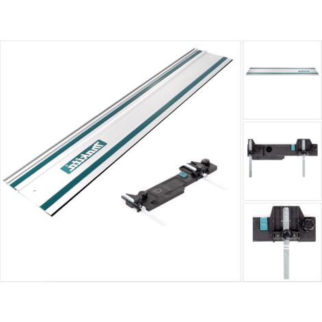 Makita – Rail de guidage 1000 mm pour scie circulaire DHS 630 – Aluminium extrudé – Pare-éclats interchangeable – Antidérapant pour coupes précises