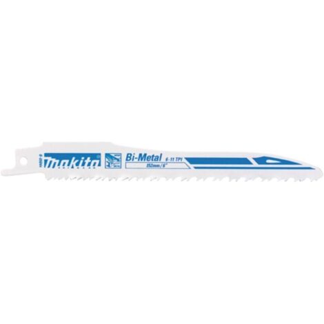 Makita Reciproblätter Säbelsägeblätter Sägeblätter Reciprosäge Säbelsäge Säge 5x B-05044 152mm