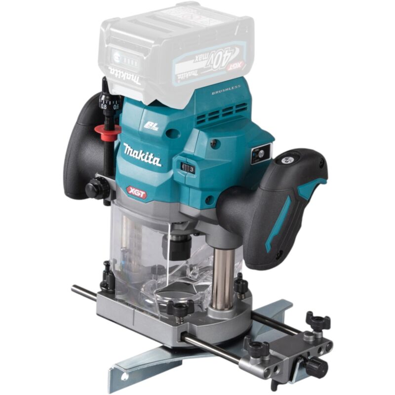 Défonceuse Sans Fil Makita RP001G – 40V Max, 1900W, Profondeur Réglable 60 mm