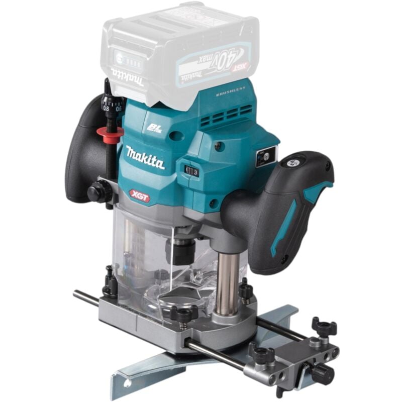 Makita - rp 001 gz Défonceuse sans fil 40 v max. 12 mm Brushless Solo - sans batterie, sans chargeur