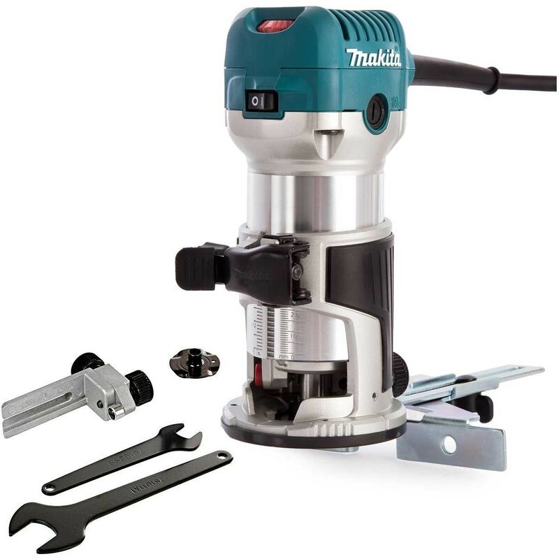 RT0700CX4 1/4 Router / Laminate Trimmer with Trimmer Guide 240V 710w - Makita