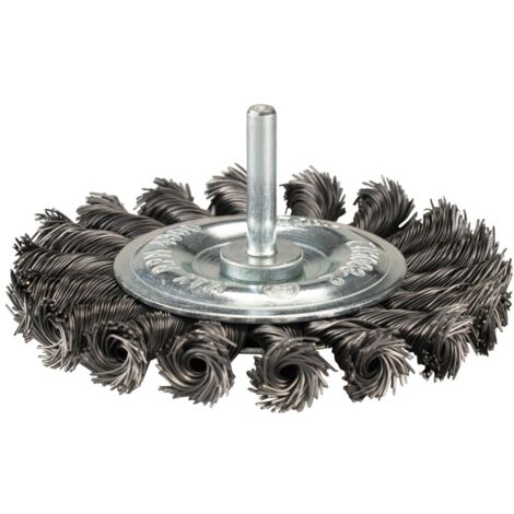 Makita Rundbürste, Ø 100 mm, gezopft, verzinkter Stahl, Rundschaft