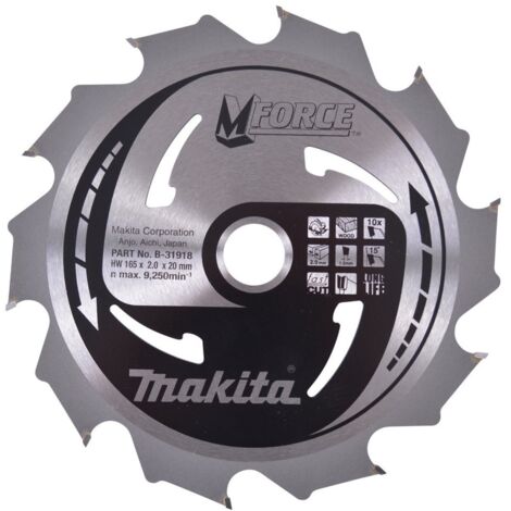 Makita Sägebblatt M-FORCE 165x20x10Z