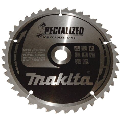 Makita Sägeblatt MAKBLADE 190x20x40Z