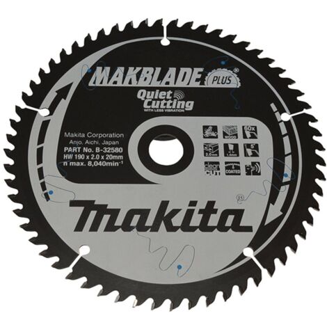 Makita Sägeblatt MAKBLADE+ 190x20x60Z