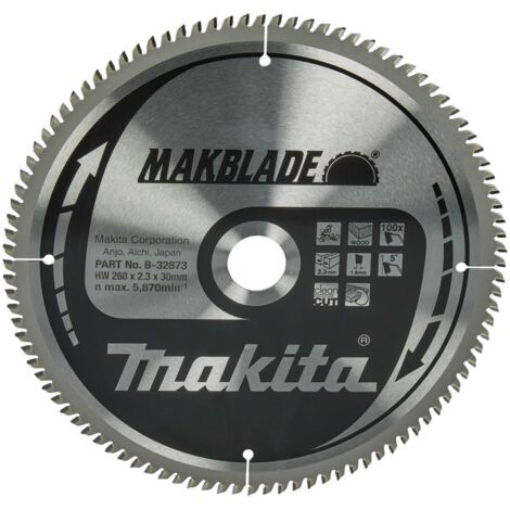 Makita Sägeblatt MAKBLADE 260x30x100Z