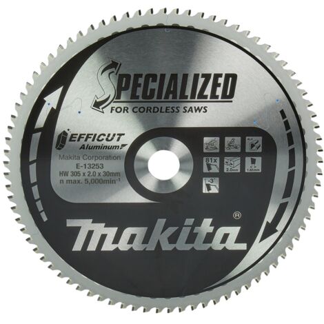 Makita Sägeblatt Säge Holz 305x2,0x30 Z81 EFFICUT E-13253