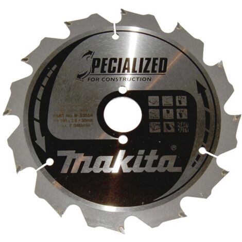 Makita Sägeblatt SPECIALIZED 190x30x12Z