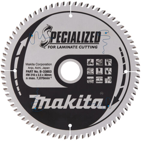 Makita Sägeblatt SPECIALIZED 216x30x72Z