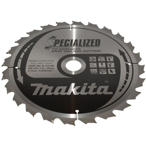 Makita Sägeblatt SPECIALIZED 270x30x24Z