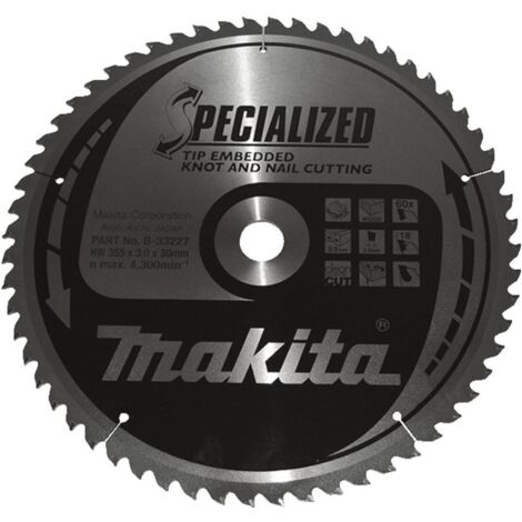 Makita Sägeblatt SPECIALIZED 355x30x60Z