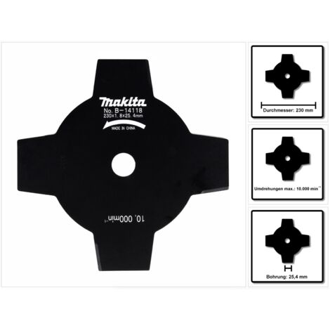 Makita Schlagmesser Messer Sense Trimmer B-14118 230X25.4mm MS27U EM2600 uvm.