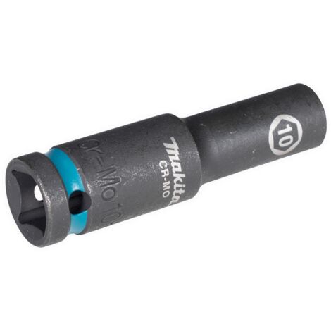 Makita Schlagnuss Steckschlüssel lang SW10 Impact Black 1/2 Zoll 4K E-16411