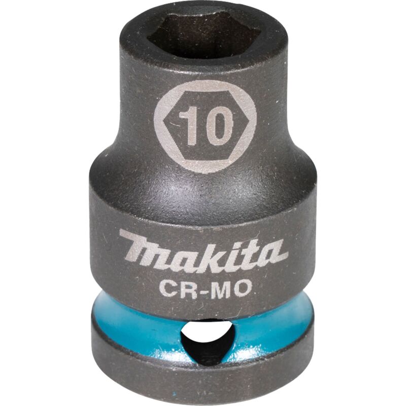 Image of E-16069 Steckschlüssel 1/2' SW10 Impact Black kurz - Makita