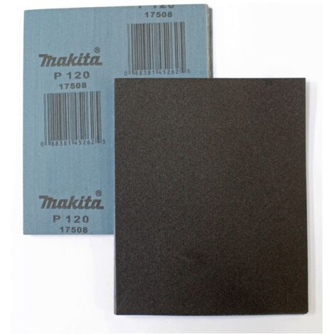 Makita Schleifpapier, 50 Stk., 230x280 mm, K 120, schwarz