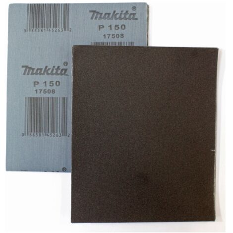 Makita Schleifpapier, 50 Stk., 230x280 mm, K 150, schwarz