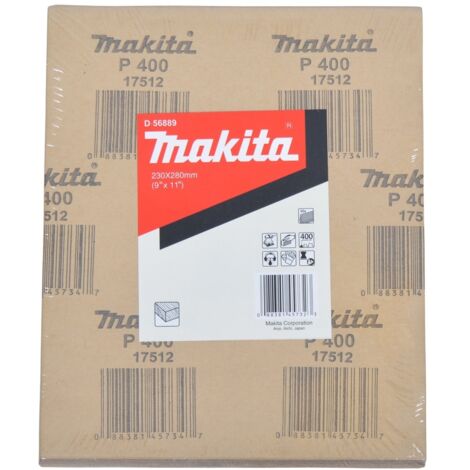 Makita Schleifpapier, 50 Stk., 230x280 mm, Körnung 400
