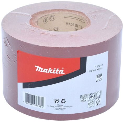 Makita Schleifpapier-Rolle 120 mm x 50 m, Körnung 180