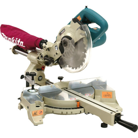 Makita – Scie à onglet 190 mm LS0714BN – Puissance 1 010 W – Capacité de coupe 52 x 300 mm – Mécanisme de double traction pour coupes précises