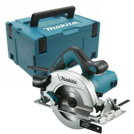 Makita – Scie circulaire 1010W HS6601J Ø165 mm – Profondeur de coupe 54,5 mm – Moteur puissant pour bois dur – Coffret MAKPAC