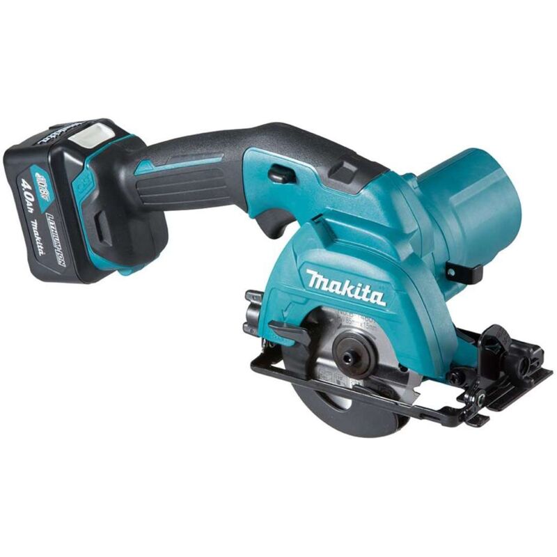 Outillage - Scie circulaire sans fil 12V 85 mm, 2 batteries 4.0 Ah, chargeur HS301DSME - Makita