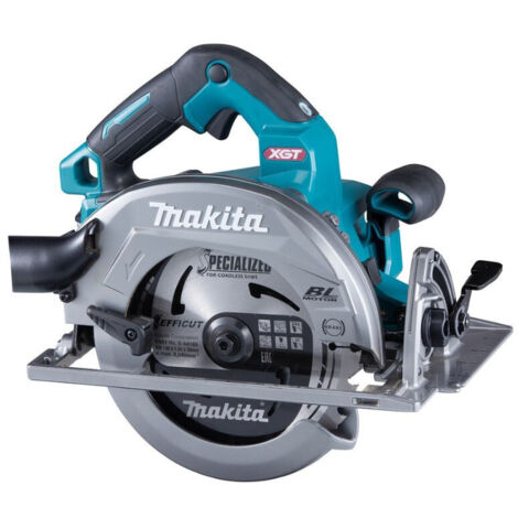 Makita – Scie circulaire sans fil 40V 190 mm – Moteur sans carbone – Profondeur de coupe 66 mm – Technologie XPT – HS003GZ