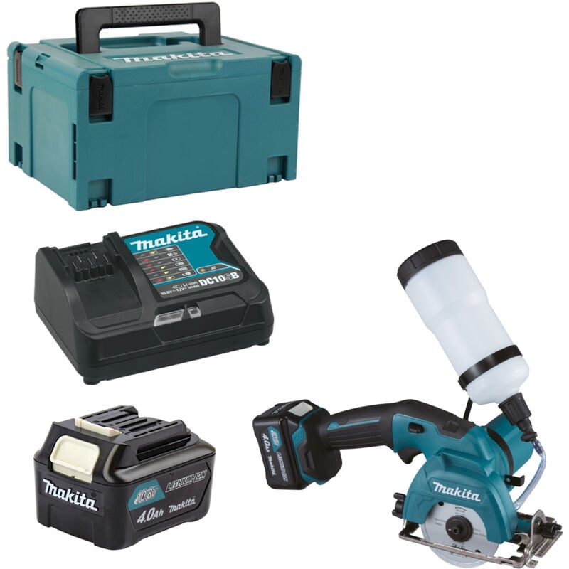 Coupe-verre et carrelage sans fil CC301DSMJ 12V 2x4.0Ah Batteries, chargeur, makpac - Makita