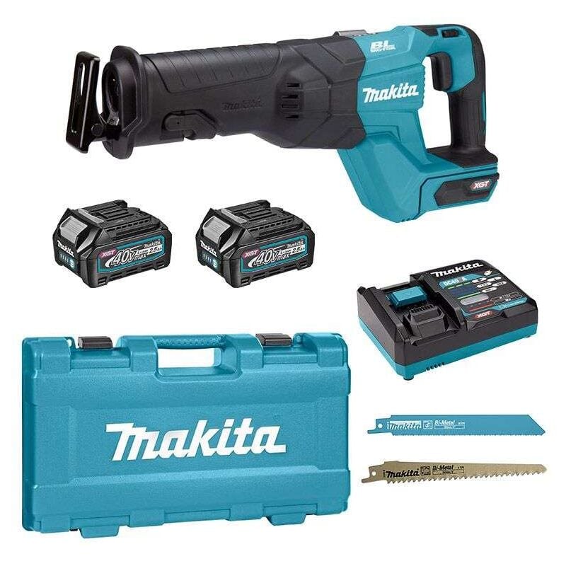 Scie Sabre Makita JR001GD201 40V max Li-ion + Coffret (2 x 2,5Ah)