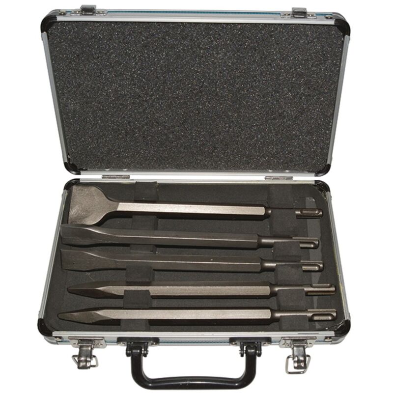 Coffret 2 pointes, 2 burins, 1 burin large SDS-PLUS pour béton - Makita D-42379