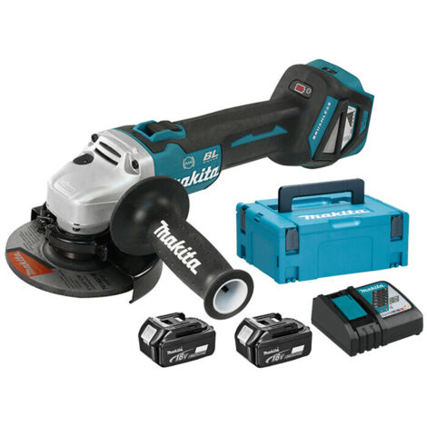 MAKITA SMERIGLIATRICE 18V C/2 BATT. 5AH DGA513RTJ- 1,0 pz