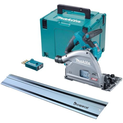 Makita SP001GZ03 40v MAX XGT Brushless Plunge Cut Circular Saw 1x1.5m Guide Rail