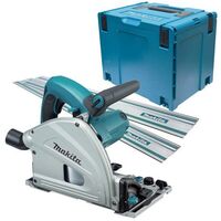Makita SP6000J1 240v Plunge Cut Saw Kit with 2x 1.4m Rails