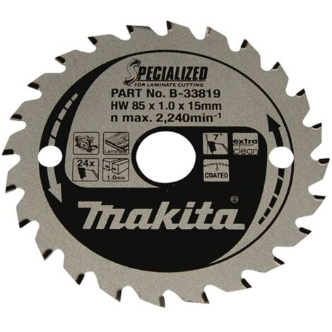 Lame Scie Circulaire HSS 85mm 72 Dents - Pour Outils Rotatifs, Coupe PVC/Bois/Métal
