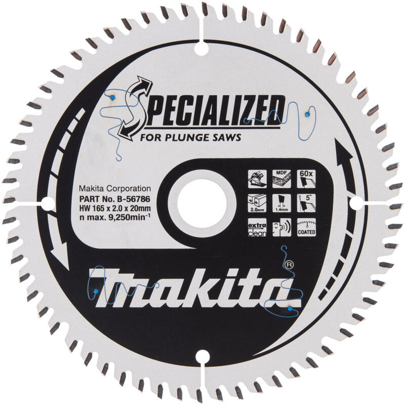 Makita SPECIALIZED Lame 165x20x60D B 56786 - vue 2