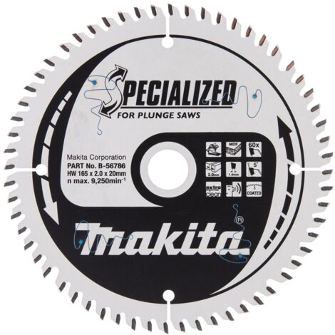 Makita SPECIALIZED Sägeblatt 165x20x60Z