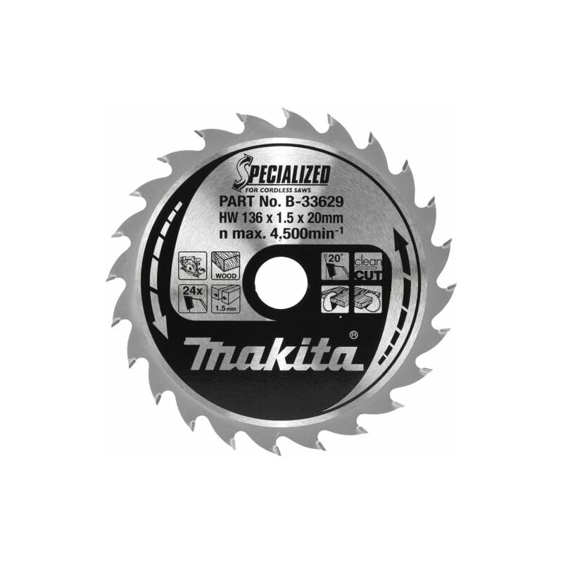 Image of B-33629 specialized Sägeb.136x20x24Z - Makita