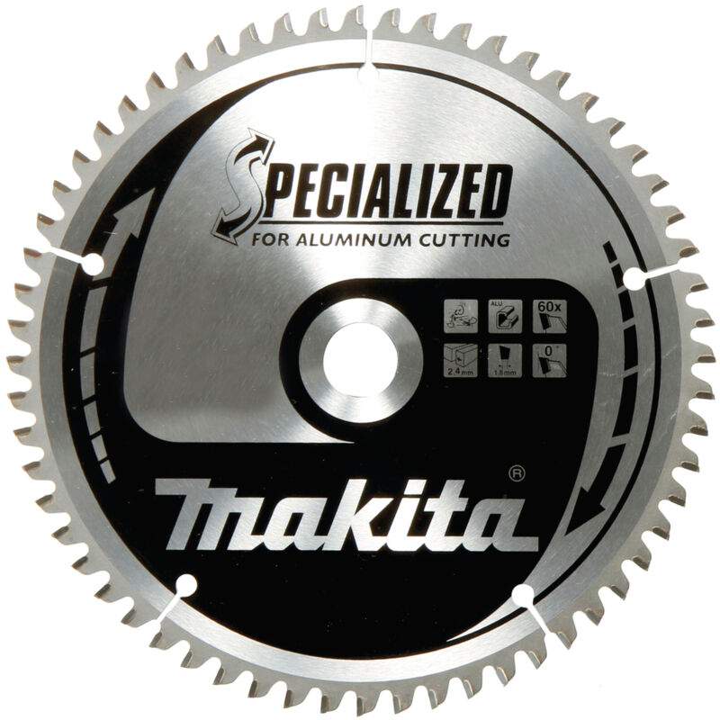Image of B-33261 Specialized TCT-Kreissägeblatt 190 x 30 mm, 60 Zähne, Aluminium - Makita