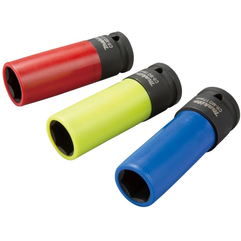 Steckschlüssel-Set 3-teilig 1/2'-Vierkant - Makita