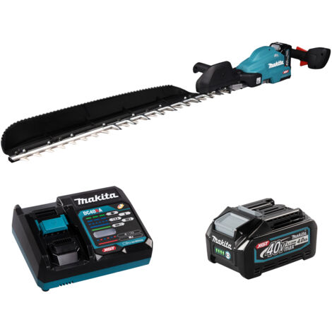 Makita – Taille-haie électrique 75 cm 40V max – Moteur sans charbon – Technologie WetGuard – 1 batterie 40V 4.0Ah – UH014GM101