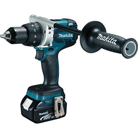 Makita - Taladro-atornillador con batería de 18V Li-Ion 5Ah Ø 13 mm - DDF481RTJ